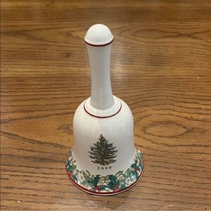Spode 2008 Christmas Bell with Tree‎ Design